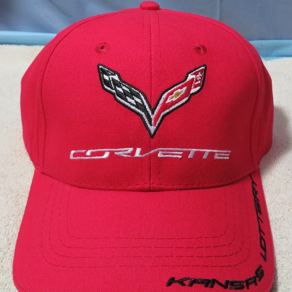 KANSAS  LOTTERY CORVETTE Baseball cap hat